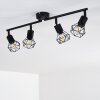 Baripada Ceiling Light black, 4-light sources