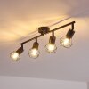 Baripada Ceiling Light black, 4-light sources