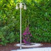 Elima lamppost stainless steel, transparent, clear, 3-light sources