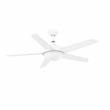 Faro Barcelona Ovni Ceiling Fan with Lighting white, 2-light sources