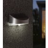 Lutec BREAD outdoor wall light LED silver, 1-light source, Motion sensor
