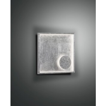 Fabas Luce FANO Wall Light LED silver, 1-light source