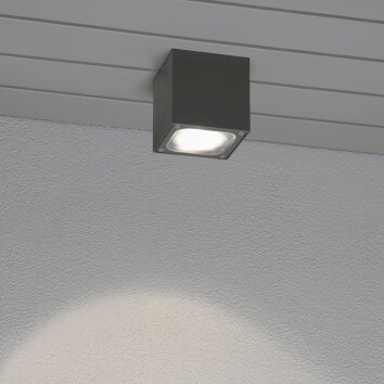 Konstsmide CESENA Ceiling light LED anthracite, grey, 1-light source