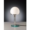Tecnolumen Wagenfeld 24 Table lamp matt nickel, transparent, clear, 1-light source