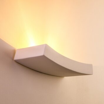 Bochum wall light white, 1-light source