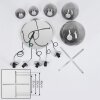 Pendant Light Degevos chrome, 5-light sources