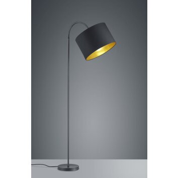 Trio HOSTEL Floor Lamp black, 1-light source