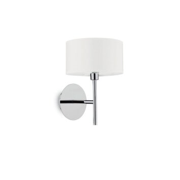 Ideal Lux WOODY Wall Light chrome, 1-light source