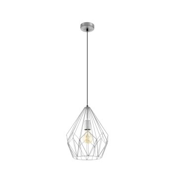 Eglo CARLTON pendant light silver, 1-light source