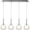 Brilliant HADAN Pendant Light chrome, 4-light sources