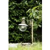 Brilliant Artu outdoor pedestal light gold, brass, black, 1-light source