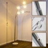 Reality Rennes floor lamp LED chrome, 5-light sources