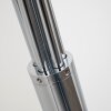 Reality Rennes floor lamp LED chrome, 5-light sources