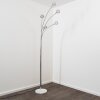 Reality Rennes floor lamp LED chrome, 5-light sources