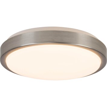 Brilliant LIVIUS ceiling light LED aluminium, matt nickel, 1-light source