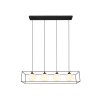 Pendant Light Reality GABBIA black, 4-light sources