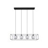 Pendant Light Reality GABBIA black, 4-light sources