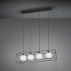 Pendant Light Reality GABBIA black, 4-light sources