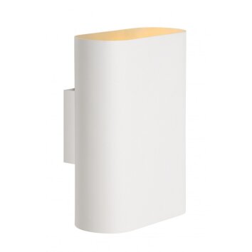 Lucide OVALIS wall light white, 2-light sources