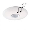 Leuchten-Direkt PELVO ceiling light LED white, 1-light source, Remote control, Colour changer