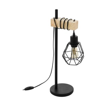 EGLO TOWNSHEND Table Lamp brown, black, 1-light source