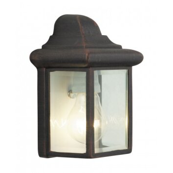 Brilliant NEWPORT Outdoor Wall Light transparent, 1-light source