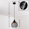 MOHOLM Pendant Light black, 1-light source