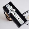 BARBENGO Wall Light brown, black, 1-light source
