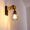 BARBENGO Wall Light brown, black, 1-light source