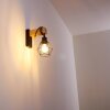 BARBENGO Wall Light brown, black, 1-light source