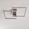 COLOMBERO Ceiling light LED silver, 2-light sources, Remote control