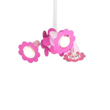 Elobra BLÜTE Pendant Light pink, 3-light sources