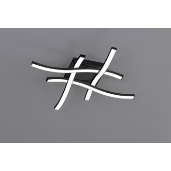 Reality ROUTE Ceiling Light LED black, 4-light sources