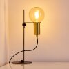 KIREHITO Table Lamp gold, brass, black, 1-light source