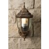 Rabalux Nizza outdoor wall light gold, brass, transparent, clear