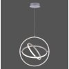 Leuchten-Direkt JELLA Pendant Light LED matt nickel, 3-light sources
