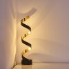 REZAT Table Lamp LED black-gold, 1-light source