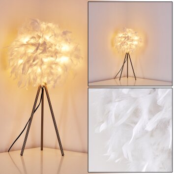 Skaulo Table Lamp matt nickel, 1-light source