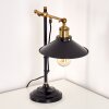 Gudem Table Lamp black-gold, 1-light source