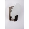 Brilliant Sonian wall light stainless steel, transparent, clear, white, 1-light source