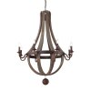 Ideal Lux MILLENNIUM Pendant Light rust-coloured, 8-light sources