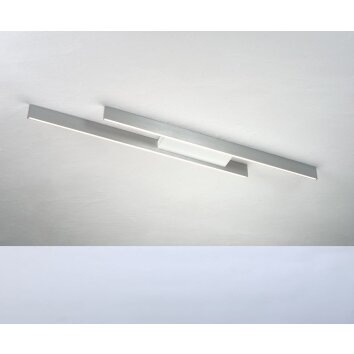 Bopp NANO PLUS COMFORT Ceiling Light LED aluminium, white, 1-light source
