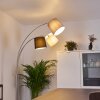 BERNARDINO Floor Lamp matt nickel, 3-light sources