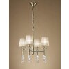 Mantra TIFFANY Pendant Light brown, 4-light sources