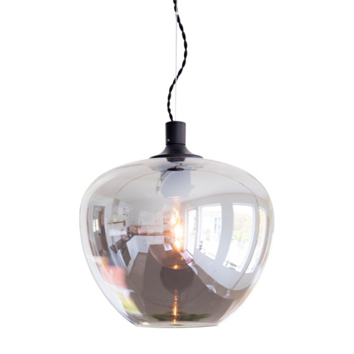 Pendant Light By Rydens Bellissimo Smoke-coloured, 1-light source