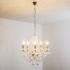 chandelier transparent, clear, 5-light sources