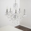 chandelier transparent, clear, 5-light sources