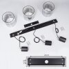 WICHITA Pendant Light black, 3-light sources