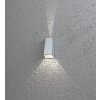 Konstsmide Imola wall light LED grey, 2-light sources