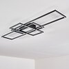 Alsterbro Ceiling Light LED black, 1-light source, Remote control
